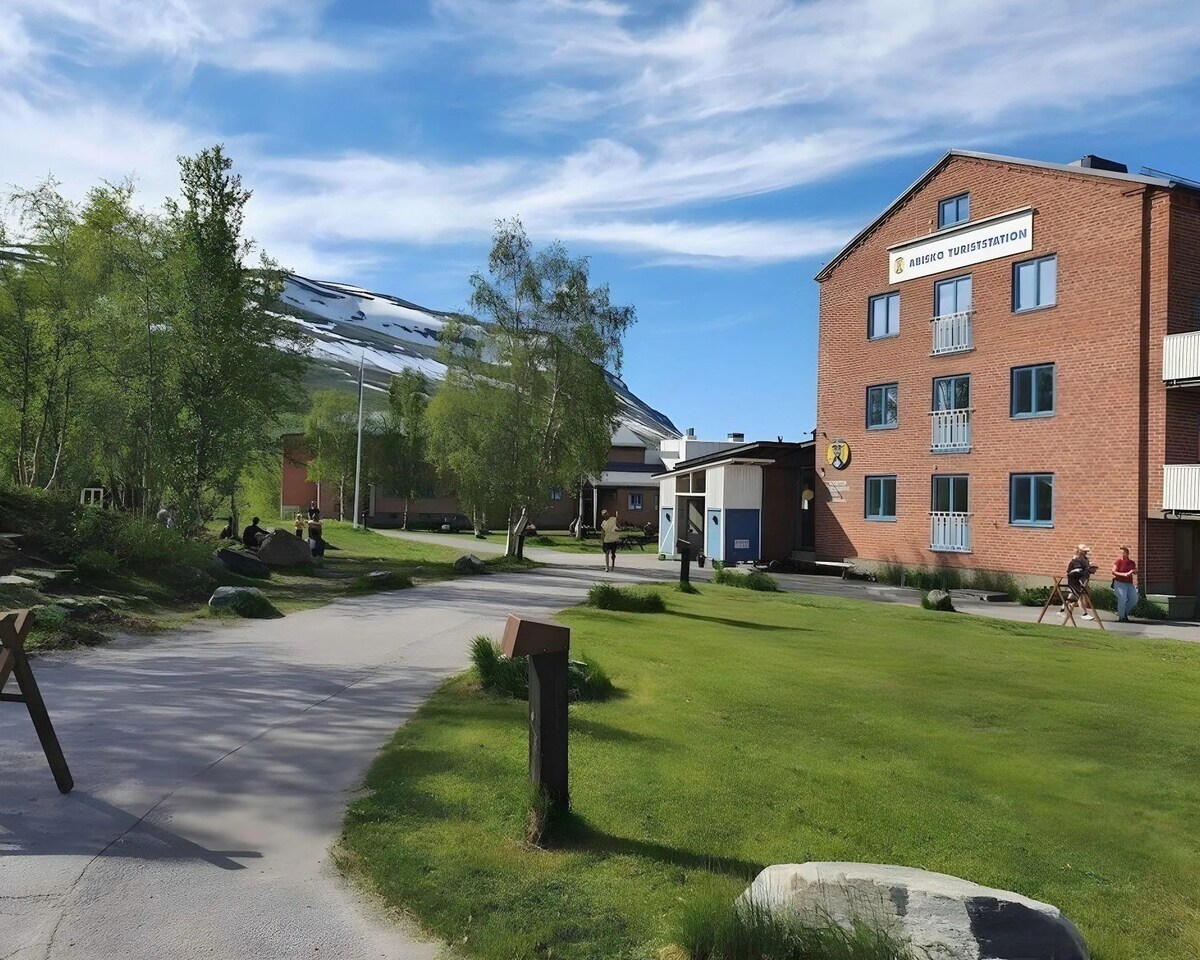 Main building at STF Abisko Mountain Station